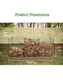 3-Bin Wire Composter -Deals Seed N Tools Store 40 280 dims GSC