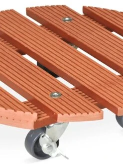 Round Waterproof Planter Caddy, 11-1/2" -Deals Seed N Tools Store 8596658 001V tif