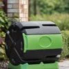Hot Frog Rolling Compost Tumbler Bin, 37 Gallon -Deals Seed N Tools Store 8598961 01V hot frog rolling compost bin 37 gallon