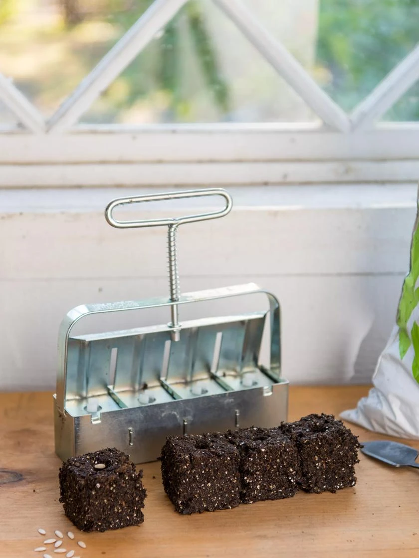 Soil Blocker, 4 Cell 3 Soil Blocker, 4 Cell