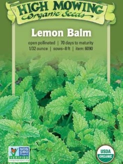 Lemon Balm Organic Seeds 7 Lemon Balm Organic Seeds -Deals Seed N Tools Store 8599880 02V tif
