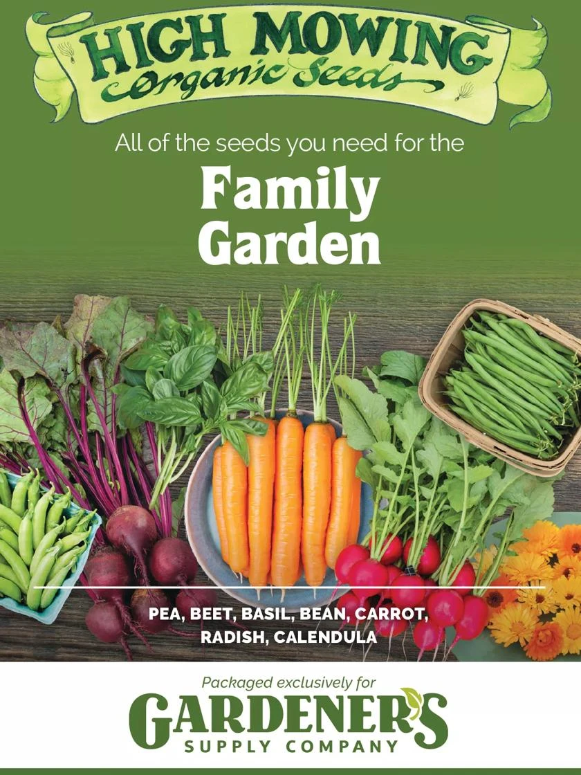 Family Garden Organic Seed Collection, Set Of 7 3 Family Garden Organic Seed Collection, Set Of 7
