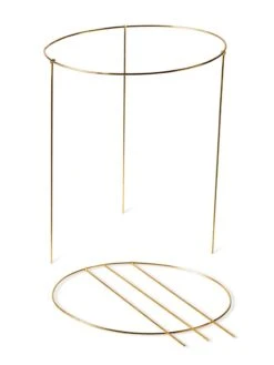 Brass Plated Grow Throughs, Set Of 2 -Deals Seed N Tools Store 8612661 191