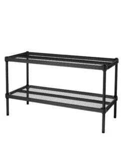 MeshWorks © Stacking Plant Shelves -Deals Seed N Tools Store 8613018 07v meshworks stacking plant shelves black