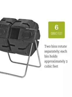 Dual-Batch Compost Tumbler -Deals Seed N Tools Store Dual Compost Bin 5